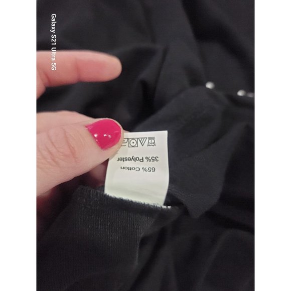 Women’s Casual Letters Print Crop Top Loose Pullover Friends Shirt‎ Junior M - Picture 5 of 7